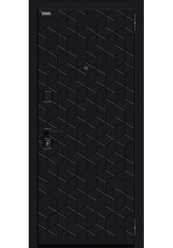 Входная дверь Кьюб (RBE), цвет Total Black/Super White