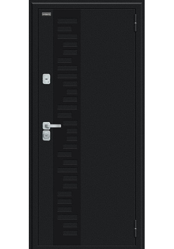 Входная дверь Thermo Флэш Декор-2, цвет Букле черное/Wenge Veralinga