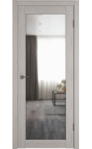 Межкомнатная дверь Atum Pro 32, со стеклом, цвет Stone Oak
